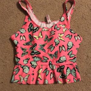 Beautiful swim top! Neon orange